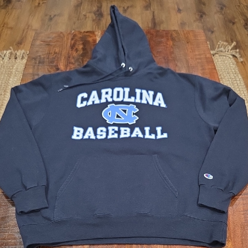 Champion Carolina Baseball Hoodie - Dark Blue